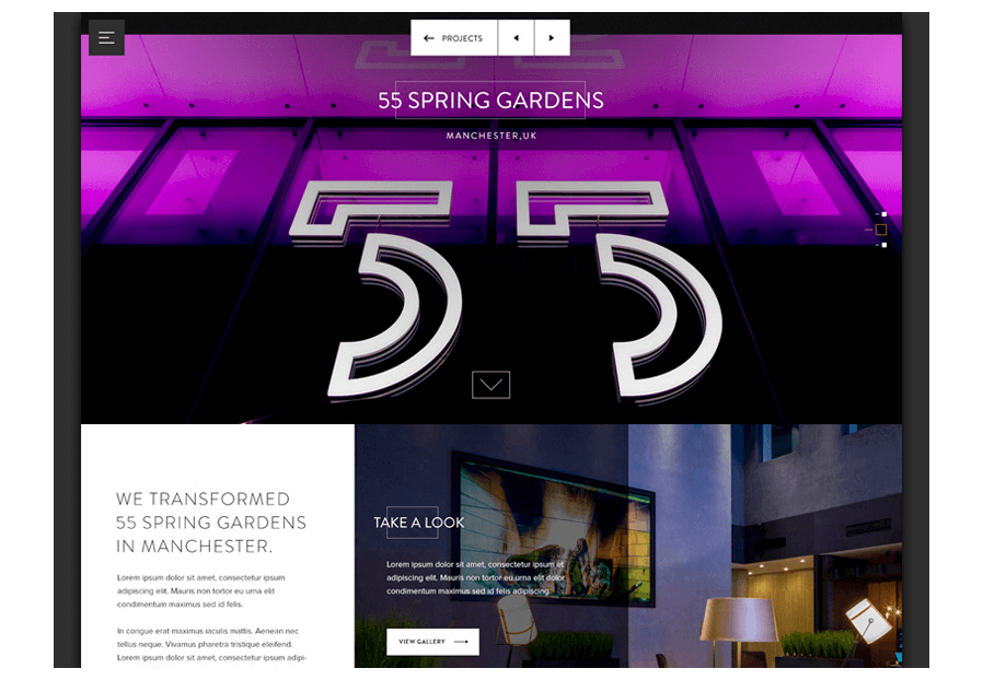 Teldowingoria created the website for construction company ARCO to present their services